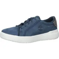 Timberland Timberlandunisex til børn. TB0A2B172881 Seneca Bay blå lædersko med snørebånd (33), Fast, Blonder, Casual, børnetøj