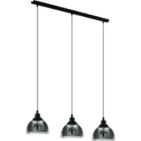 Eglo BELESER LANGBORD 3L SORT/SORTTRANSP.