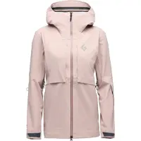 Black Diamond - Skijakker dame - W Factor Shell Pale Mauve til UnisexUld - Størrelse XS - Lyserød