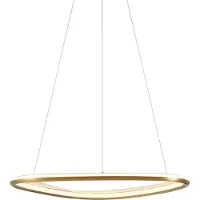 QAZQA Design Pendellampe Guld 3-Trins Dæmpbar - Organico