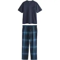 Next Pyjamas lang blå / navy / hvid