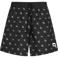 Karl Lagerfeld Badeshorts sort / hvid