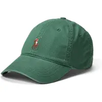 Ralph Lauren Polo Ralph Laurentil mænd. 710960726011 Grøn kasket i bomuldstwill med elastik (OSFA), Casual