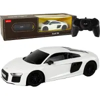 Wisam Radijo bangomis valdomas automobilis Audi R8 1:24, baltas