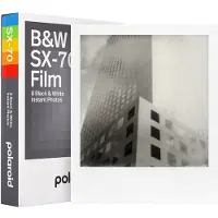 Polaroid Black & White Film SX-70 Type (8 exposures) - White Frame