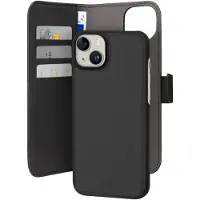 Puro iPhone 15 Plus 2-i-1 Magnetisk Pung Taske - Sort