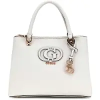 GUESS Skuldertaske 'Sacs à main Silvye Bucket Off White' hvid