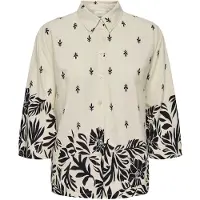 JDY Bluse 'JDYMaggie' creme / sort
