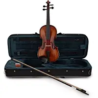 Primavera 200 Antiqued Violin Outfit Full Size Gold Level Set Up