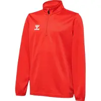 Hummel Bluse - HmlEssential Half Zip - True Red - - 6 år (116) - Bluse