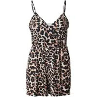 About You Jumpsuit 'Jessica' beige / cognac / sort