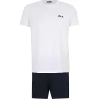 FILA Pyjamas kort sort / hvid