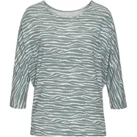 LASCANA Shirts røgblå / lysegrå