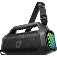 Anker Soundcore Boom 2 Pro - Højttaler - til transportabel brug - trådløs - Bluetooth - App-kontrolleret - 140 Watt - 2-vejs - sort