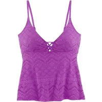 LASCANA Tankini-overdel lilla
