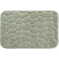 Douceur D`Interieur badeværelsesmåtte 50x80 cm grøn