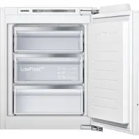 Siemens iQ500 GI11VAFE0 - Fryser - stående - til indbygning - niche - bredde: 56 cm - dybde: 55 cm - højde: 72 cm - 72 liter - Klasse E