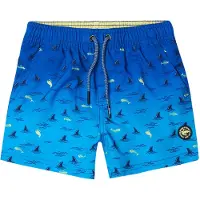 KOROSHI Badeshorts blå / azur / hvid