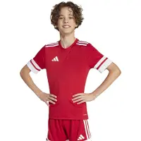 Adidas Funktionsskjorte 'Squadra 25' knaldrød / hvid