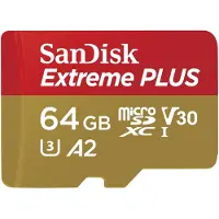 SanDisk Extreme Plus Microsdxc 64gb Hukommelseskort