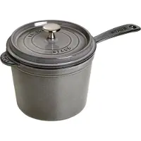 Staub La Cocotte kasserolle høj grafitgrå 2,8 L