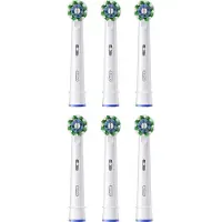 Oral-B Cross Action 6-pack 018968 - hvid / CleanMaximiser børstehoveder