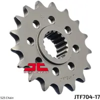 JT Sprockets 525 Jtf704.17 Steel Forreste Tandhjul