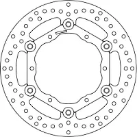 Brembo Oro 78b40813 Flydende Bremseskive