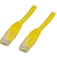 Deltaco U/UTP Cat6 patchledning 3 m, gul