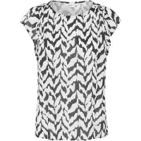 Saint tropez Bluse 'VegaSZ' sort / hvid