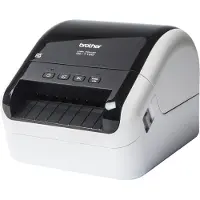 Brother QL-1100c - Etiketprinter - direkte termisk - Rulle (10,36 cm) - 300 x 300 dpi - op til 110 mm/sek. - USB 2.0 - skærer - blank sort, hvid