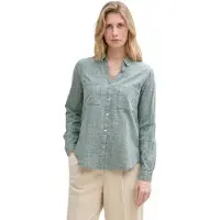 Tom Tailor Bluse jade / hvid