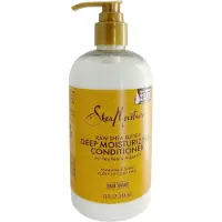 Shea Moisture , Rå Shea Butter, Dyb Fugtigning Conditioner, Krøllede til Køllede Hår, 13 fl oz (384 ml)