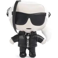 Karl Lagerfeld Skuldertaske nude / sort / hvid