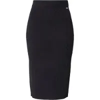 Armani Exchange A|X Armani Exchangetil kvinder. 8NYN9AYMH6Z1200 Sort midi-nederdel (M), Casual, Viscose