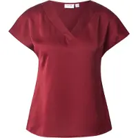 Vila Bluse 'VIElette' vinrød