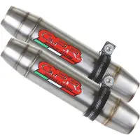 Gpr Exhaust Systems Deeptone Inox Dual Slip On Ducati 1098 06-12 Cat Homologeret Lyddæmper