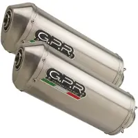 Gpr Exhaust Systems Satinox High Level Dual Yamaha Tdm 900 02-14 Homologeret Slip On Lyddæmper