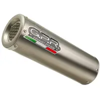 Gpr Exclusive M3 Natural Titanium Svartpilen 401 18-19 Euro 4 Cat Homologeret Slip On Lyddæmper