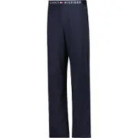 Tommy Hilfiger Tommy Hilfigertil mænd. UM0UM02889 Bukser med navyfarvet linning med logo (L), Afslappet, Bomuld, Blå