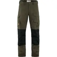 Fjällräven - Vandretøj - Barents Pro Trousers M Dark Olive Black til Unisex - Størrelse XS/S - Kaki
