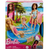 Barbie Blond Dukke Med Vandrutsjebane Og Tilbehør