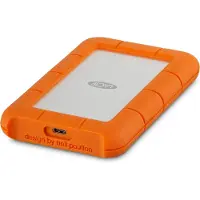 LaCie Rugged USB-C - 2TB - Ekstern Harddisk - Orange
