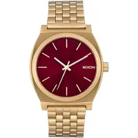 Nixon Herreur A0455098-00 Classic Rød/Rosaguldtonet stål Ø42 mm