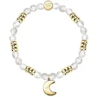 La Petite Story Natural Stone Agata Moon Armbånd