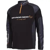 Savage Gear Tournament Gear Halv Lynlås Sweatshirt