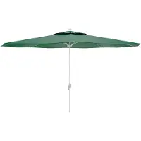 Marbueno Stål Rund Parasol Med Stang Højde 300 Cm 35 Mm 250 Cm