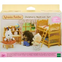 Sylvanian Families Landhus børneværelse med køjeseng
