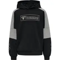 Hummel Sweatshirt 'Boxline' grå-meleret / sort / hvid
