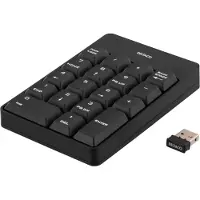 Deltaco Wireless Numpad Black - Numpad - Sort